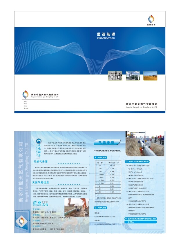 天然氣宣傳冊圖片