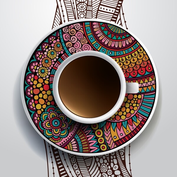 艺术咖啡杯