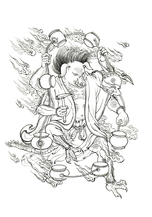 雷公圖片