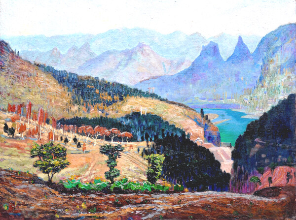 風(fēng)景油畫(huà)圖片