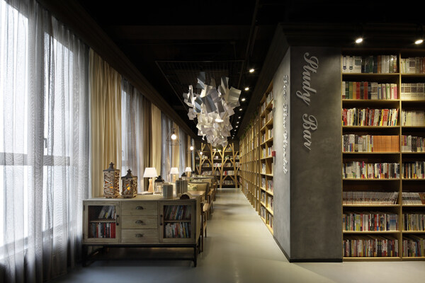 简易大气美式书房装修效果图