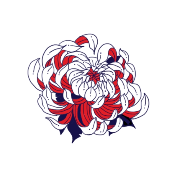 浮世繪日本花瓣樂器