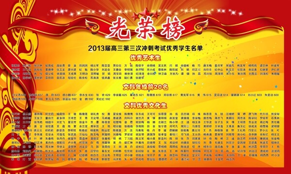 光榮榜圖片