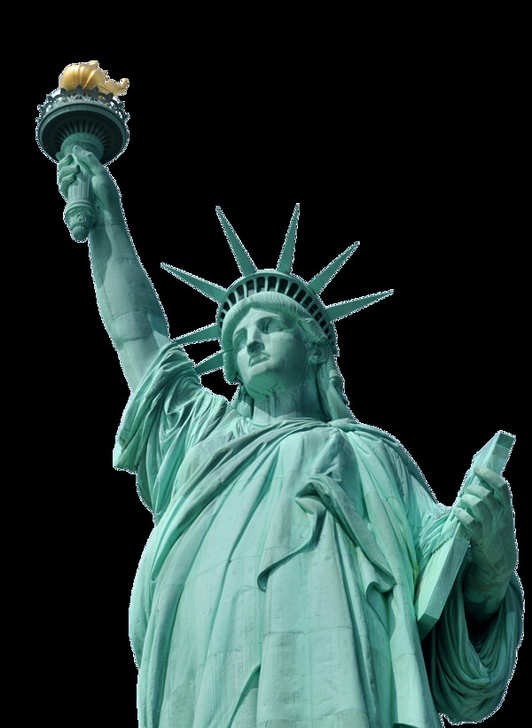 美国自由女神雕像免抠png透明素材