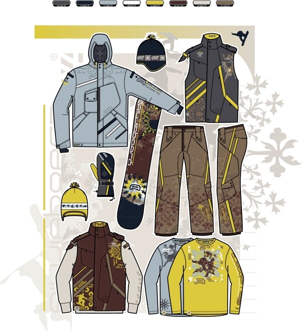 滑雪服款式