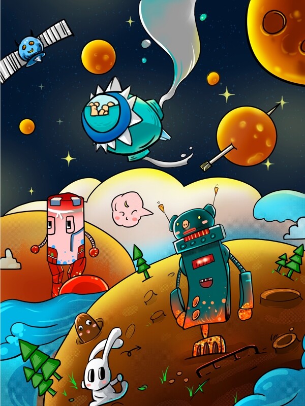 海洋上的火星機(jī)器人