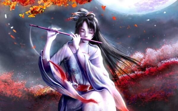 動漫美女圖片