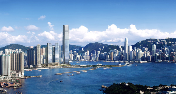 香港维多利亚港一景图片