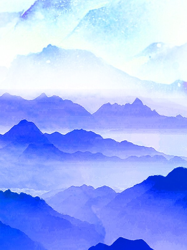 中國風(fēng)水墨山水背景模板