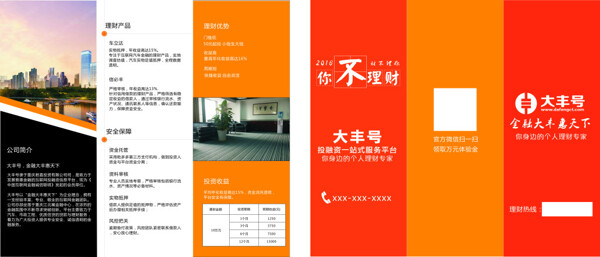 金融折頁(yè)
