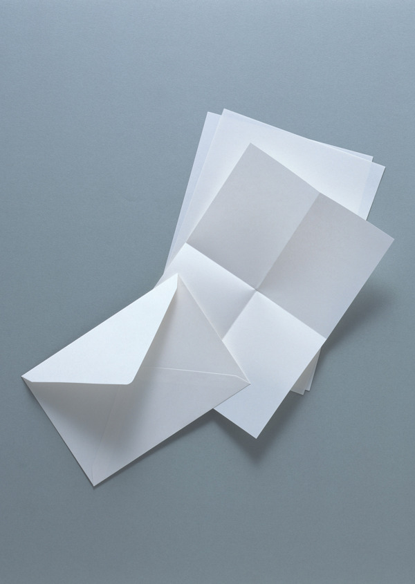 纸张素材空白信封信纸