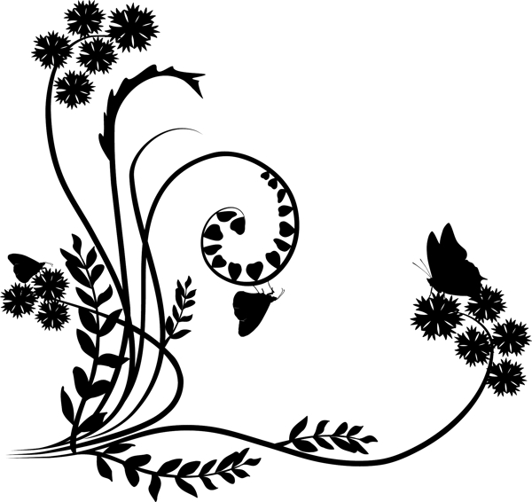 歐美花紋3724矢量EPS