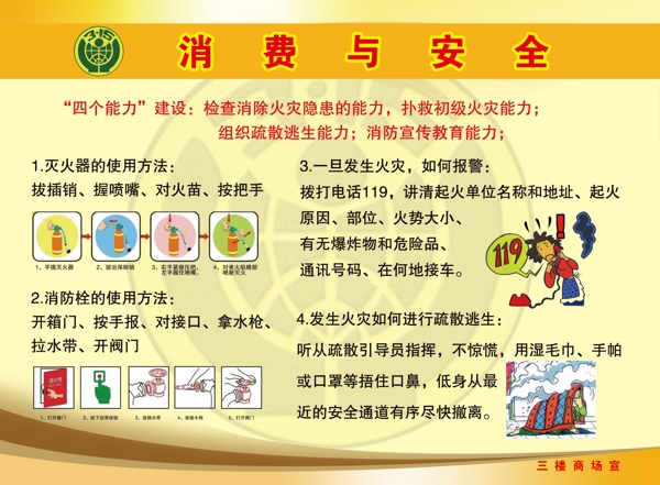 消費與安全展板圖片