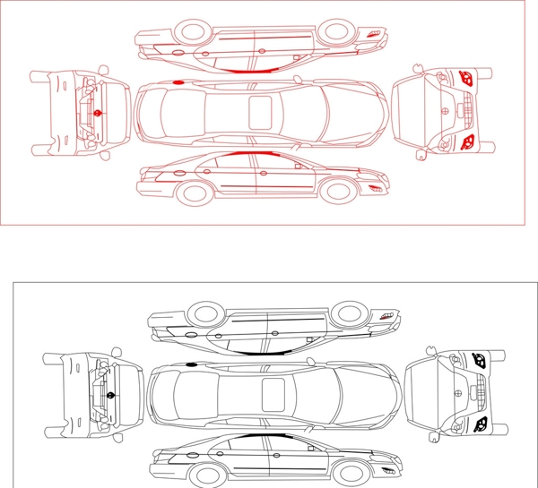 汽车结构图图片