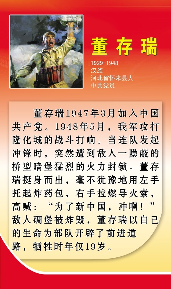 雙百人物董存瑞