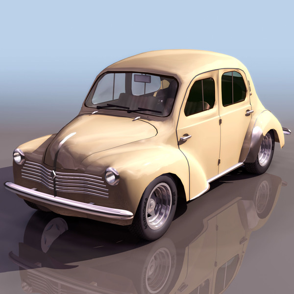 雷諾Renault4cvFrenchPopularCar1946