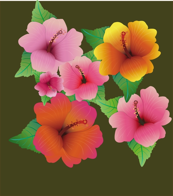 歐美花紋2059矢量EPS