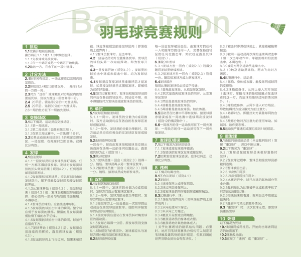 羽毛球規(guī)則圖片