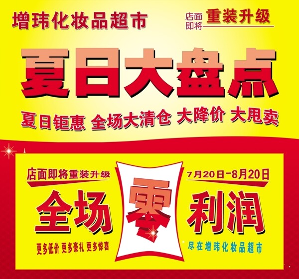 夏日促銷海報(bào)圖片