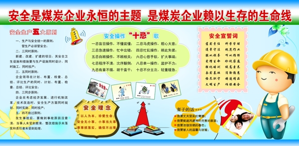 安全生產(chǎn)展板圖片