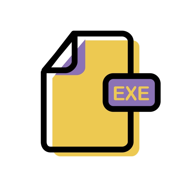 EXE文件格式图标免抠图