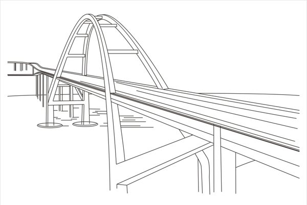 铁拱索拉大桥图片