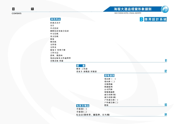 海程大酒店VIS矢量CDR文件VI設(shè)計(jì)VI寶典VI手冊酒店簡介序目錄