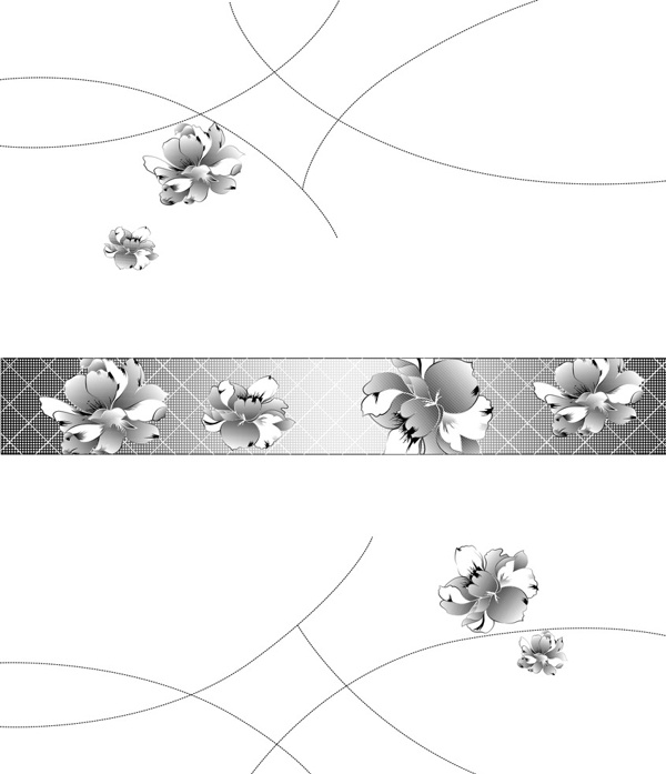 花朵移門圖片