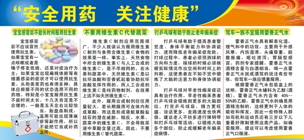 藥品宣傳欄圖片