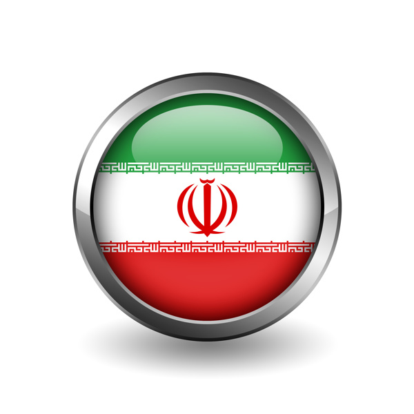 伊朗国旗按钮
