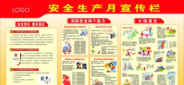 安全生產月宣傳欄圖片