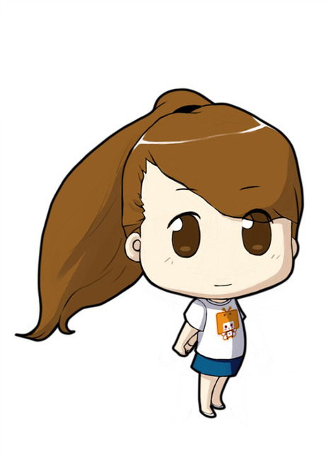 插畫q版人物圖片