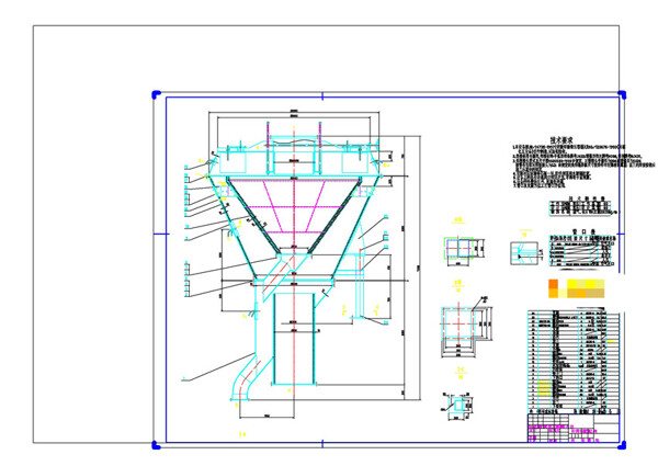 空气分级机CAD机械图纸