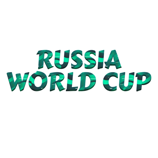 多彩俄罗斯世界杯字体