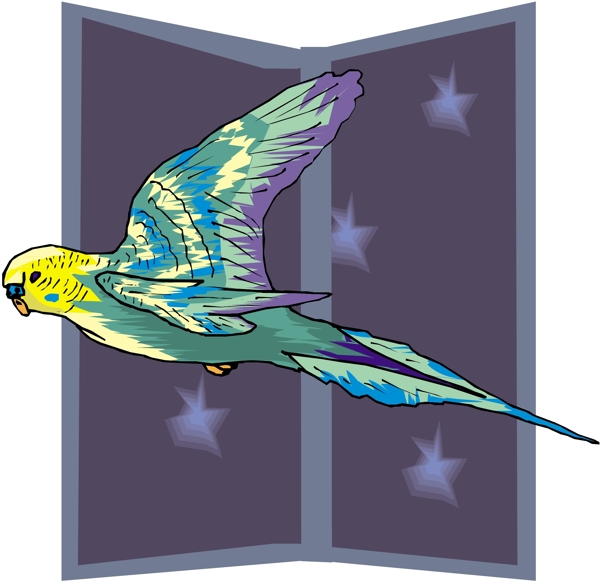各種鳥(niǎo)類(lèi)鳥(niǎo)動(dòng)物矢量素材EPS格式1195