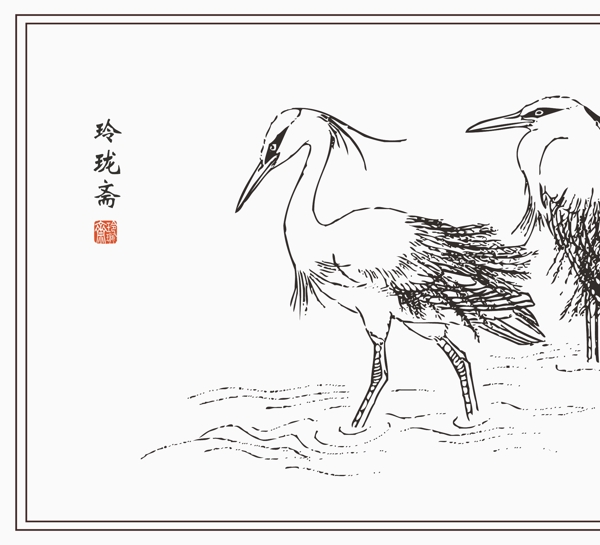 白描圖片