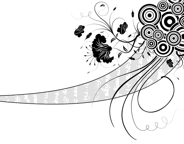 歐美花紋3667矢量EPS