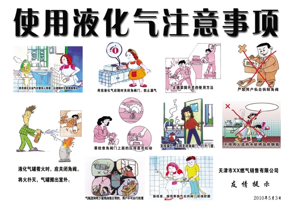 使用液化氣注意事項圖片