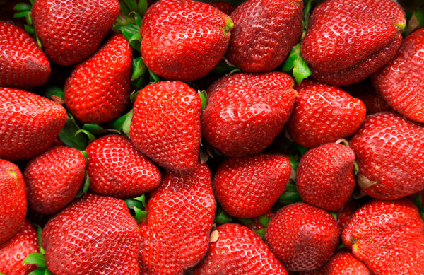 草莓表面纹理贴图水果图片