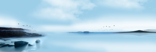 海邊系列海報背景