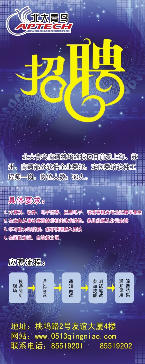招聘易拉寶圖片