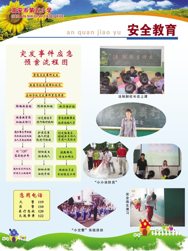 安全教育展版圖片