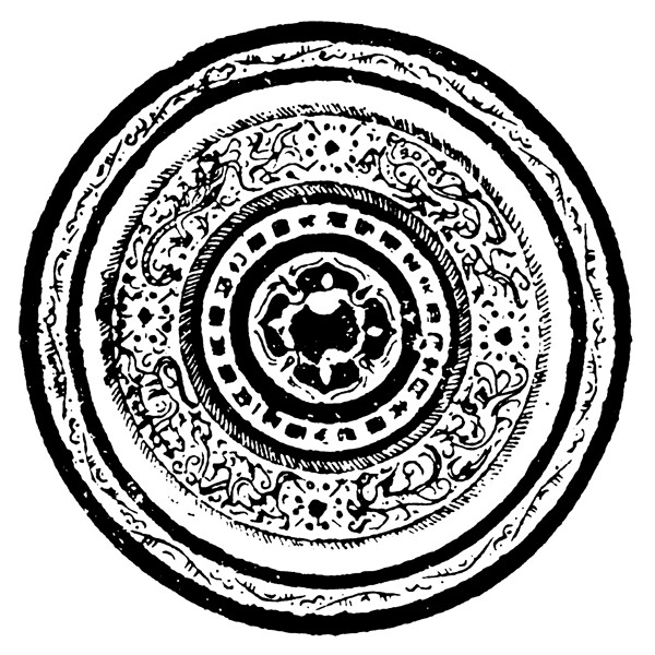 瓦當(dāng)圖案秦漢時期圖案中國傳統(tǒng)圖案圖案015