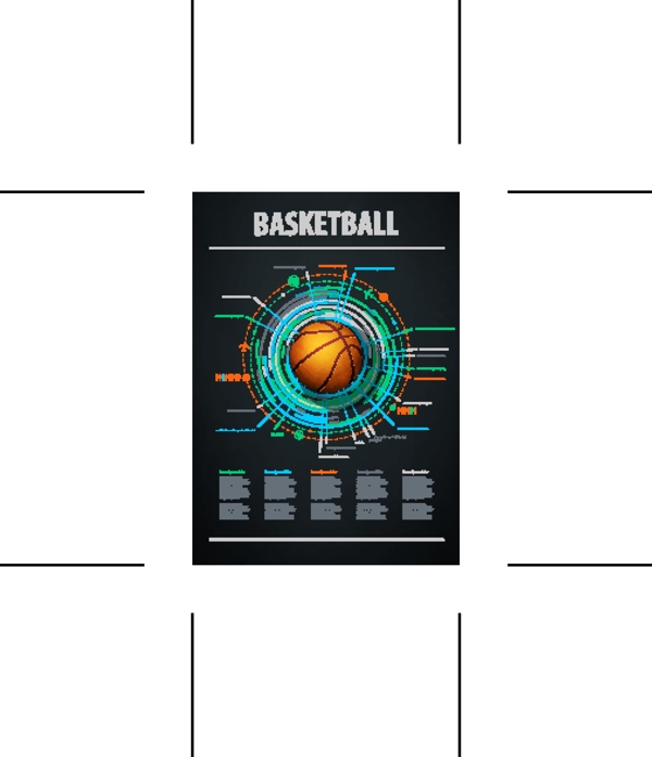 篮球轨道商务团队背景图片