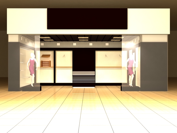 服裝展柜圖片