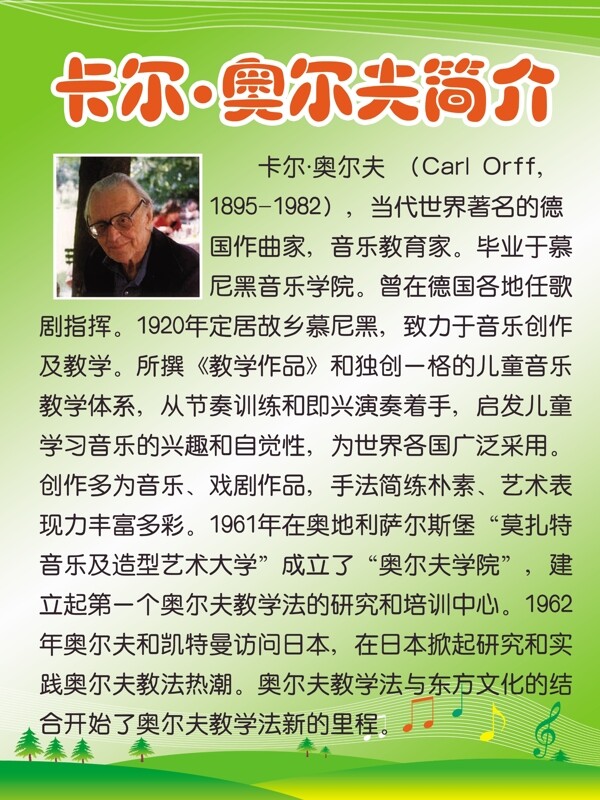 卡爾奧爾夫簡介圖片