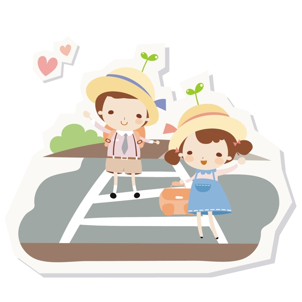 最新韓國矢量卡通素材285