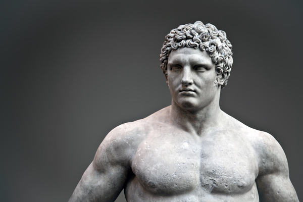 古希腊大力士雕塑