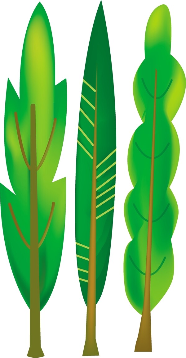 樹(shù)木矢量素材