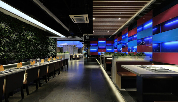 創(chuàng)意室內(nèi)餐廳吊頂裝修效果圖